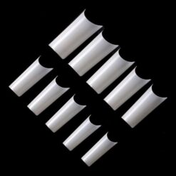 10 size of C Curve French nail tips
