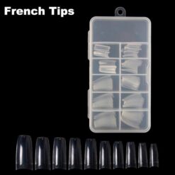 100pcs French Nail Tips in box
