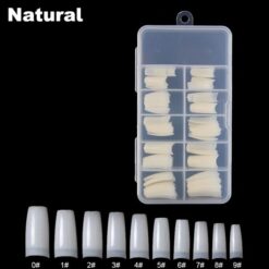 100pcs French Nail Tips in natural color
