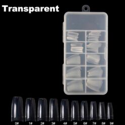 100pcs French Nail Tips in transparent color