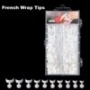 100pcs French Wrap Edge Nail Tips