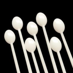 100Tips per Set Spoon Shape False Nail Art Color Chart Stick-2