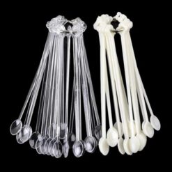 100Tips per Set Spoon Shape False Nail Art Color Chart Stick-8