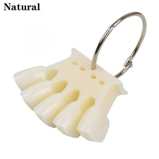 10PCS Crown Shape Nail Art Color Displaying Card With Ring-13