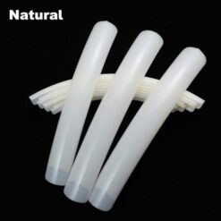 10pcs per bag long salon nail tips in natural color