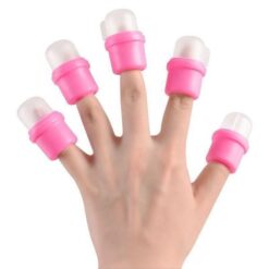 10pcs Wearable Nail Soakers Gel Polish Remover Soak Off Tool-5