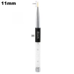 11mm hair length of Nail Art Liner Brush With Diamond Acrylic Handle