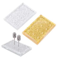 12 lỗ giá đỡ mũi khoan móng tay bằng acrylic Giá đỡ trưng bày mũi khoan móng tay nghệ thuật