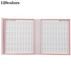 120 Colors Embedded Style Ananas pattern Nail Art Color Chart Display Book-1