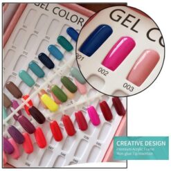 120 Colors Embedded Style Ananas pattern Nail Art Color Chart Display Book-4