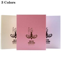 120 Colors Embedded Style Ananas pattern Nail Art Color Chart Display Book-5