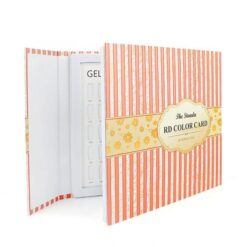 120 Colors Flower And Stripe Pattern Nail Gel Polish Color Display Card Book-2
