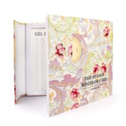 120 Colors Flower And Stripe Pattern Nail Gel Polish Color Display Card Book-3