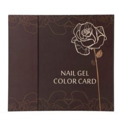120 Colors Rose And Birds Pattern Nail Gel Polish Color Display Card Book-9