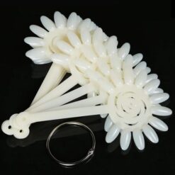 120 Tips Sunflower Design Nail Art Color Chart Display Gel Polish Color Card-2