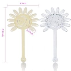 120 Tips Sunflower Design Nail Art Color Chart Display Gel Polish Color Card-5