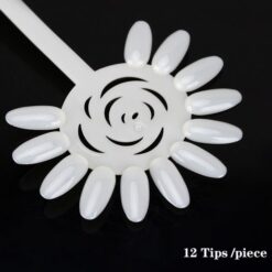 120 Tips Sunflower Design Nail Art Color Chart Display Gel Polish Color Card-6