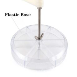 120Tips Spiral Style Nail Art Gel Polish Color Display Sticks With Plastic Base-4