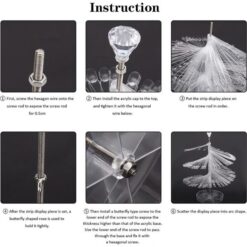 120Tips Spiral Style Nail Art Gel Polish Color Display Sticks With Plastic Base-6