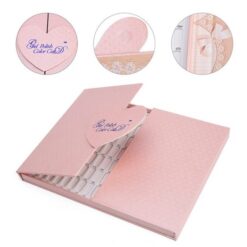 126 Colors Embedded Style Heart Design Nail Art Color Chart Display Book-5