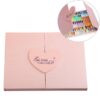 126 Colors Embedded Style Heart Design Nail Art Color Chart Display Book