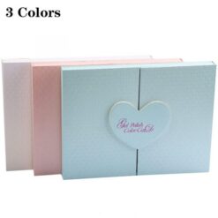 126 Colors Embedded Style Heart Design Nail Art Color Chart Display Book-8