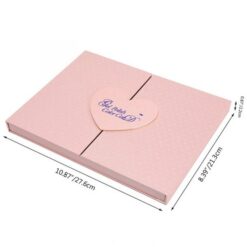 126 Colors Embedded Style Heart Design Nail Art Color Chart Display Book-9