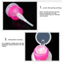 150ml Nail Salon Refillable Container Plastic Liquid Push Down Bottle-5