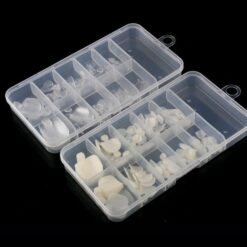 2 colors of full cover toe tips