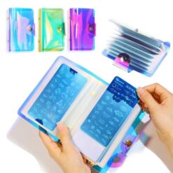 20 khe cắm tấm dập móng tay phong cách Aurora cho hình chữ nhật Kích thước tấm 6,0×12,0cm