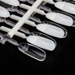 20 Tips Detachable Nail Art Gel Polish Display Round Practice Wheel-9