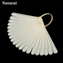 20 Tips Fan-Shaped Nail Art Display Fan Chart For Polish Gel Display-7
