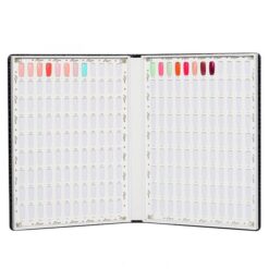 216 Colors Embedded Style Alligator Pattern Delicate PU Leather Nail Art Color Chart Display Book-2