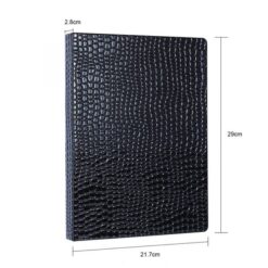 216 Colors Embedded Style Alligator Pattern Delicate PU Leather Nail Art Color Chart Display Book-7