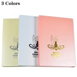 216 Colors Embedded Style Ananas pattern Nail Art Color Chart Display Book-6