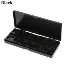 24 Grids Two Layers Nail Art Color Paint Palette-black