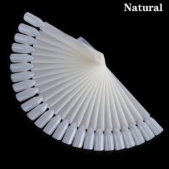 24 Tips Fan-Shaped Nail Art Display Chart For Polish Gel Display-5