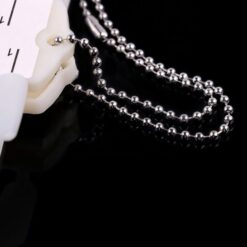 24 Tips Nail Art Gel Polish Color Display Chart With Necklace Chain-4