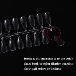 240Tips per Bag Almond Nail Tips For Displaying Gel Polish Color And Designs-4