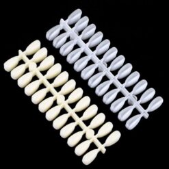 240Tips per Bag Almond Nail Tips For Displaying Gel Polish Color And Designs-5