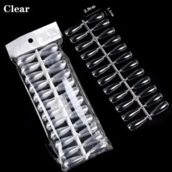 240Tips per Bag Coffin Ballerina Nail Tips For Displaying Gel Polish Color And Designs-10