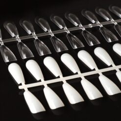 240Tips per Bag Coffin Ballerina Nail Tips For Displaying Gel Polish Color And Designs-7