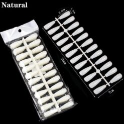240Tips per Bag Coffin Ballerina Nail Tips For Displaying Gel Polish Color And Designs-9