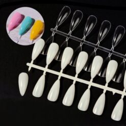 240Tips per Bag Mountain Peak Nail Tips For Displaying Gel Polish Color And Designs-1