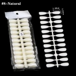 240Tips per Bag Mountain Peak Nail Tips For Displaying Gel Polish Color And Designs-11
