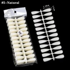 240Tips per Bag Mountain Peak Nail Tips For Displaying Gel Polish Color And Designs-7