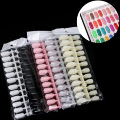 240Tips per Bag Oval Shape Nail Tips For Displaying Gel Polish Color And Designs