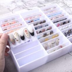 30 Grids Nail Gel Polish Color Display Tips Storage Box-14
