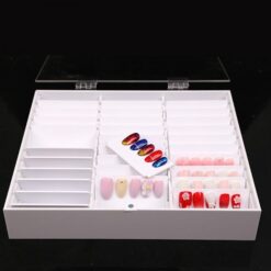 30 Grids Nail Gel Polish Color Display Tips Storage Box-7