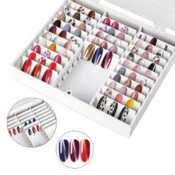 30 Grids Nail Gel Polish Color Display Tips Storage Box-9